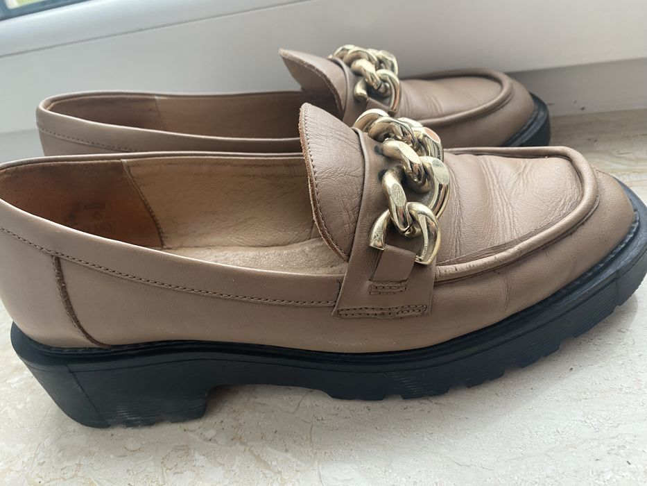 Skórzane buty Ryłko w rozmiarze 37