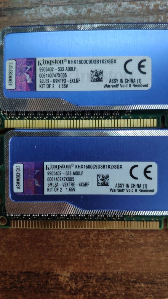 Оперативная память HyperX ddr3 8gb