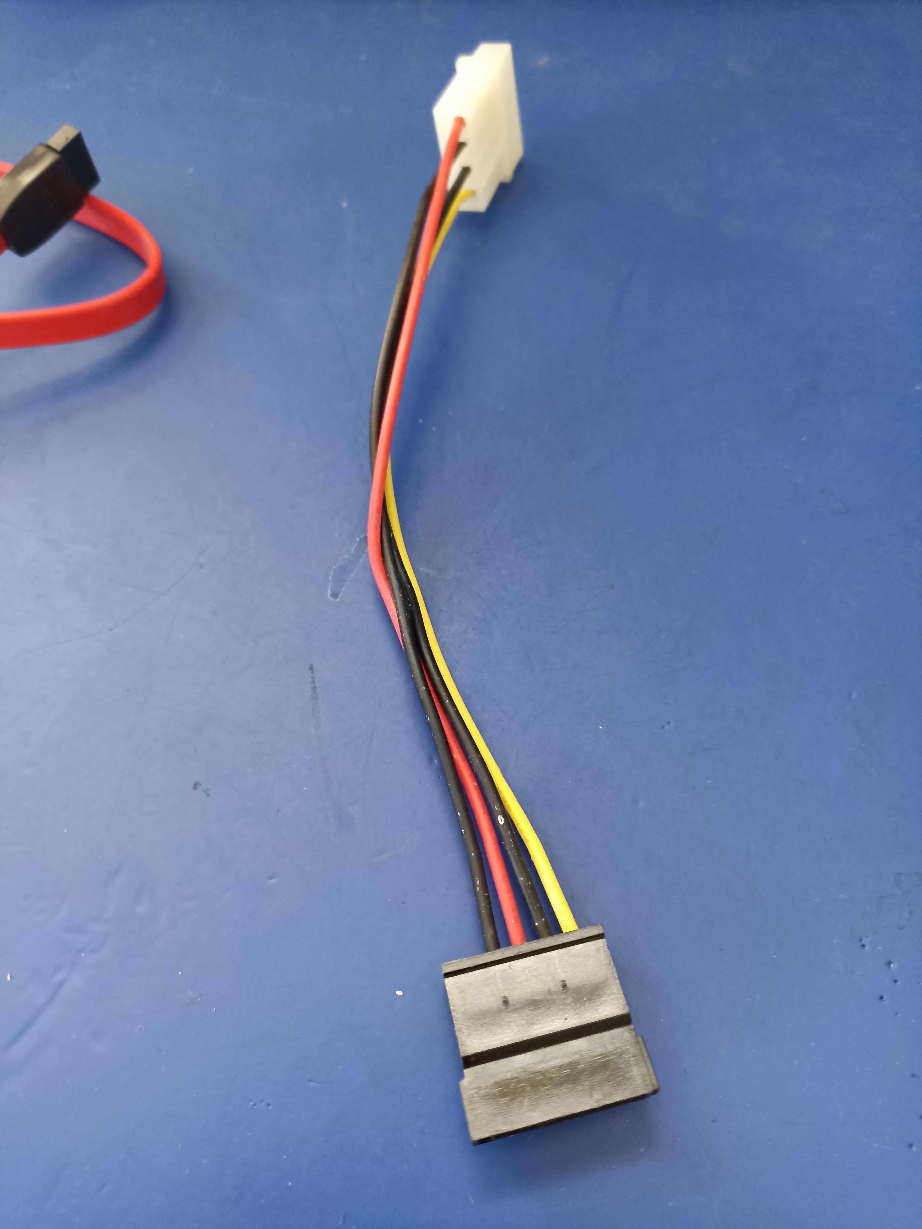 Кабель SATA-SATA 50cm. Кабель питания molex-sata