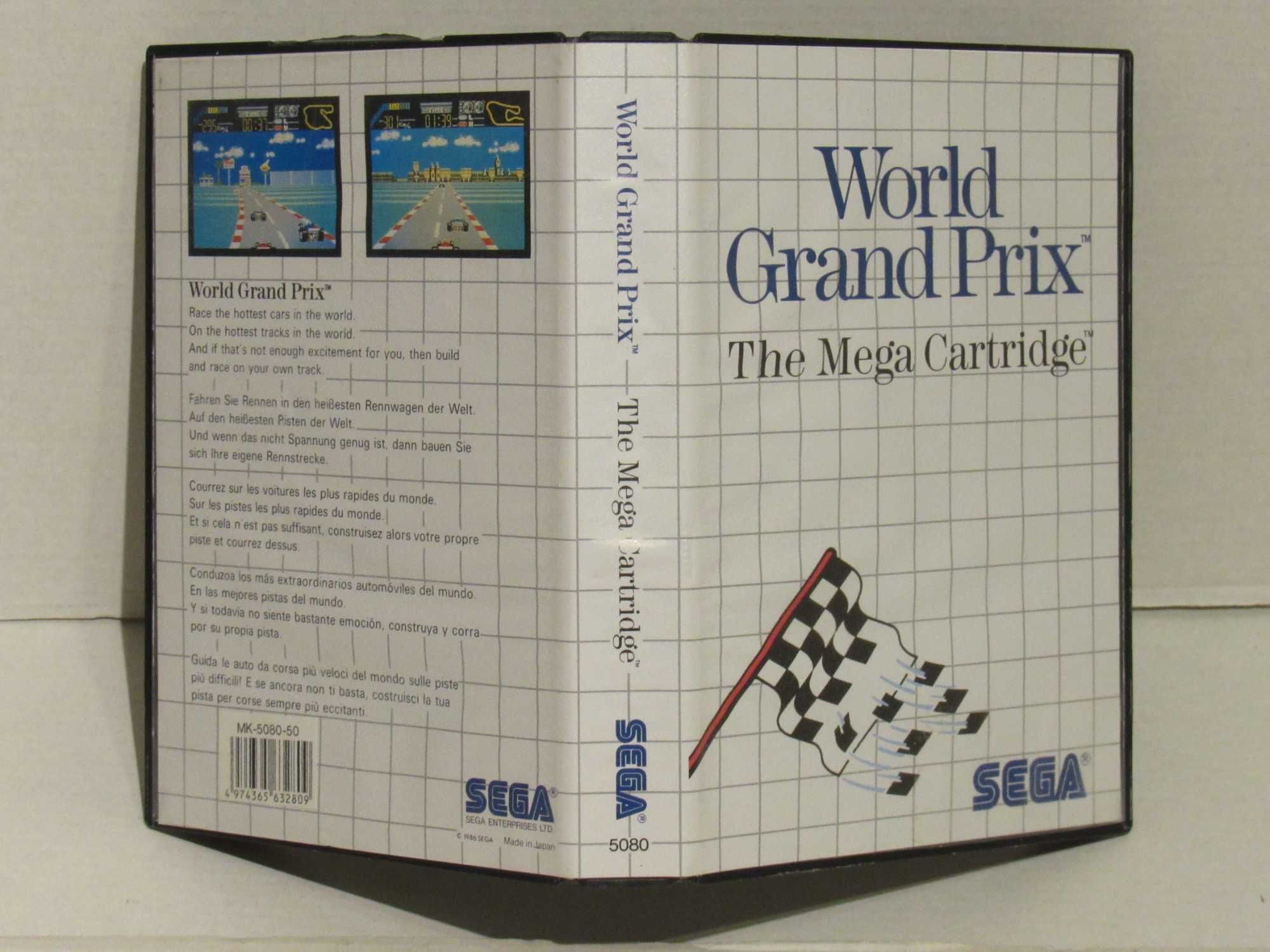 Jogo Sega Master System World Grand Prix completo