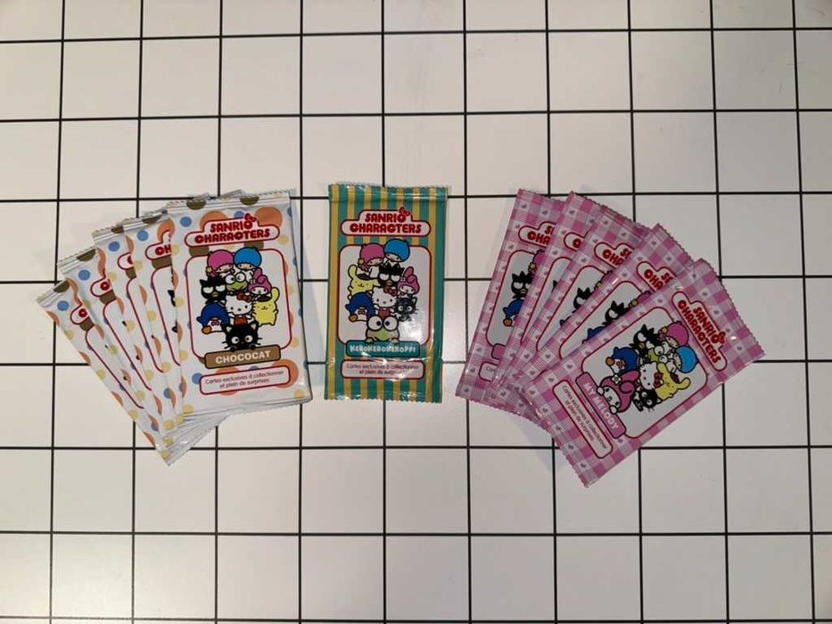 Lote de 11 Boosters Sanrio Hello Kitty McDonald's 2018 FR Novo selado