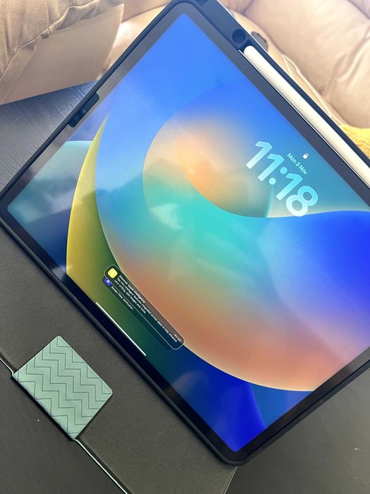 Apple iPad Pro (2022) 256 GB Space Grey + 2 capas + Apple Pencil