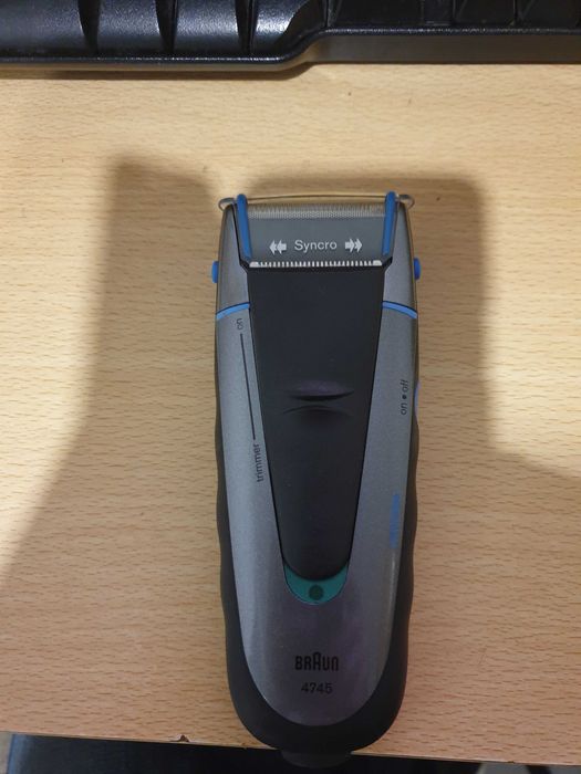 máquina barbear braun 4745 nova a estrear
