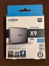 Nowy zewnętrzny dysk crucial X9 pro ssd 1TB