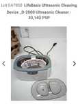Limpador de material ultrassom