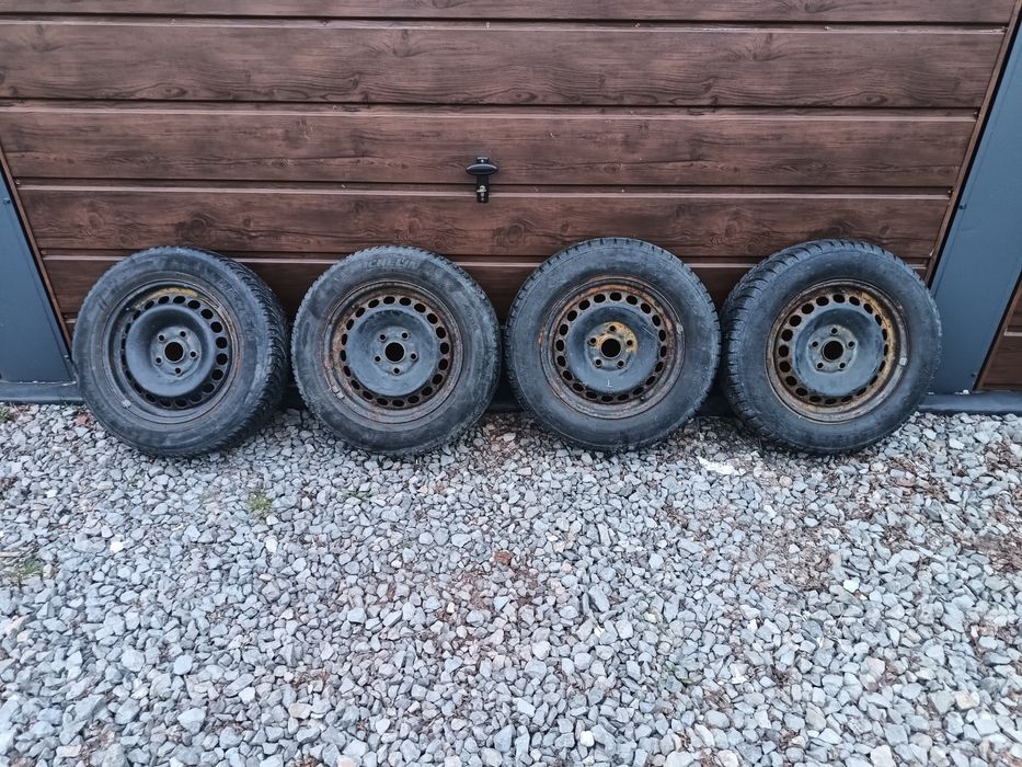 Koła opony zimowe felgi stalowe 5x112 195/65 R15 Passat B5 Audi A4 B6