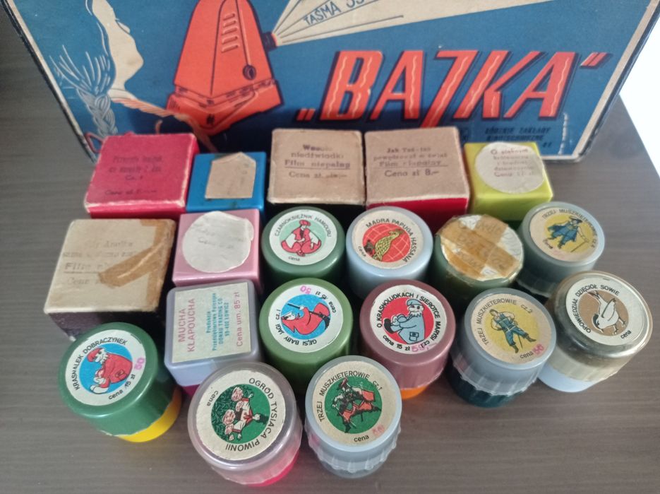 Bajka na rzutnik przeźrocze film komiks