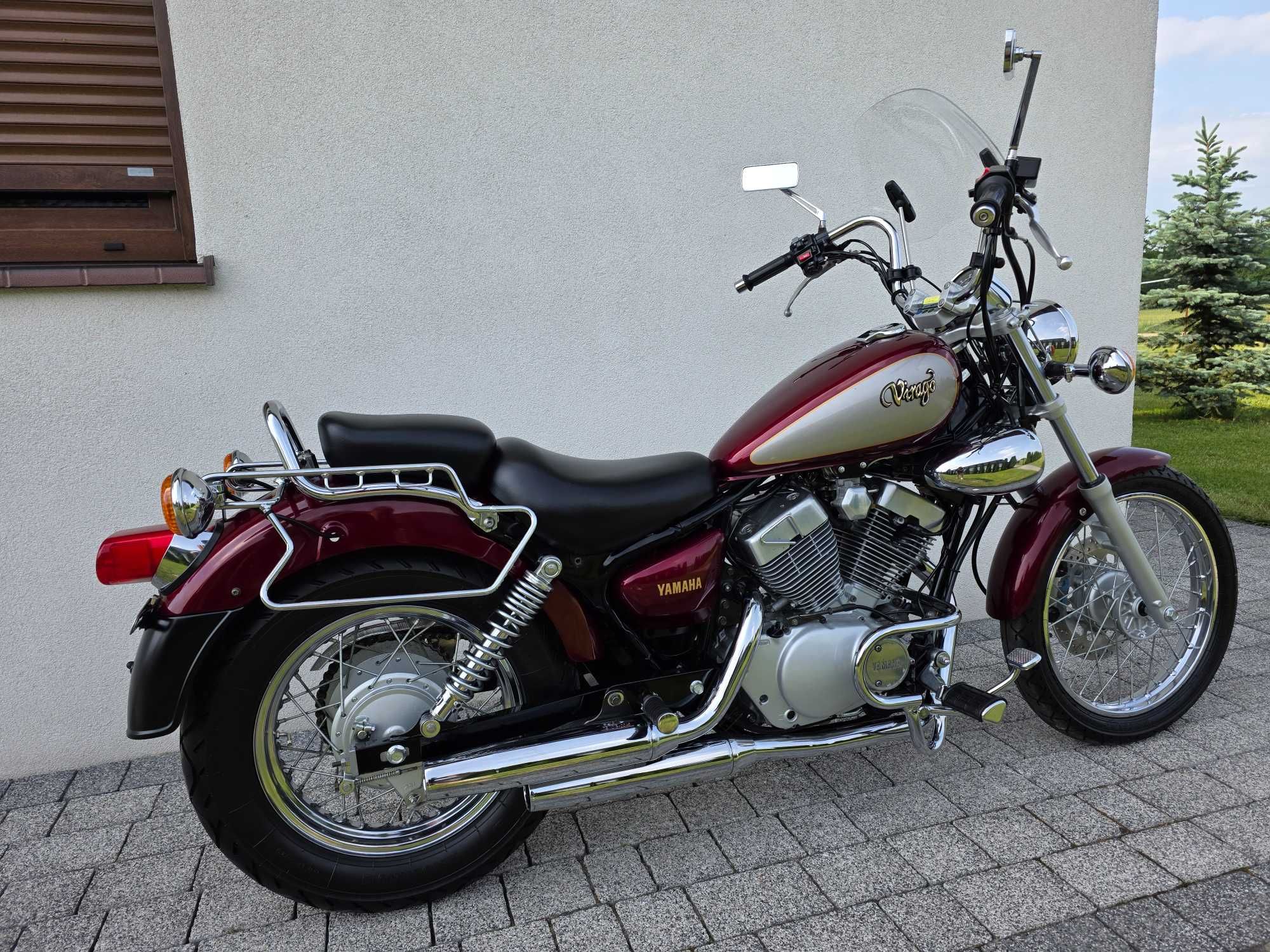 Yamaha Virago XV 125 tylko 9tysKM kat. B lub A1 Super Stan z Niemiec