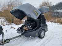 Kaercher Myjka na przyczepie Karcher HDS 17/20 DeTr1 2w1 czyszczenie parą i mycie gorącą wodą prekonfigurowana maszyna z Norwegii jak nowa  Unikatowy model 294mtg silnik Yanmar 3cyl. 2018r praca-2lance 250 bar