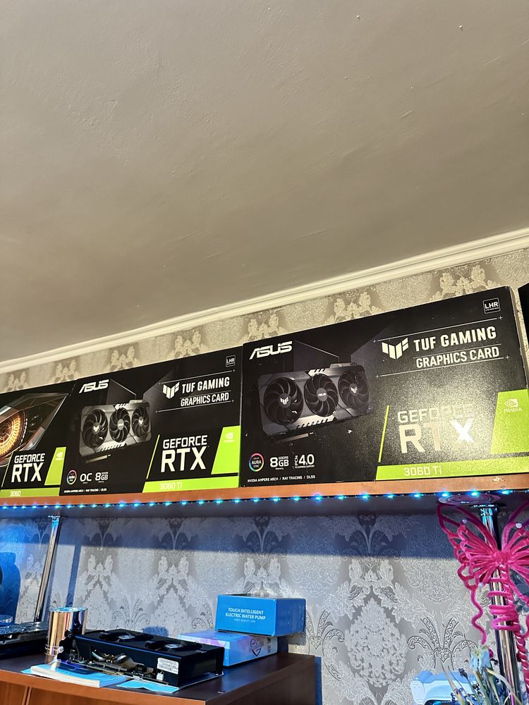 Коробки от видеокарт rtx 3060/3060 ti/3070/4070 gtx 1050 ti/1060 rx рх