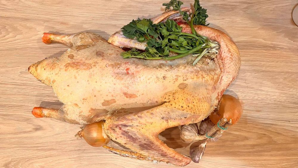 Gęś tuszka z zagrodowej hodowli