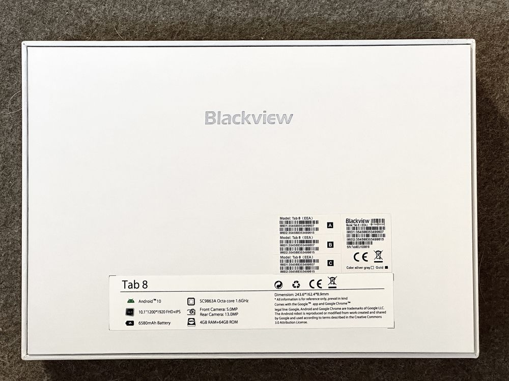 NOVO PREÇO Tablet Blackview Tab 8 com capa teclado