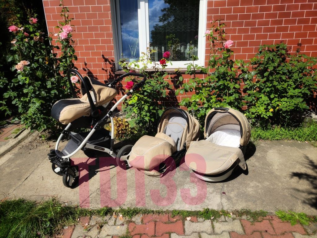 Wózek dziecięcy Camarelo Carrera New 3w1 spacerówka nosidełko ISOFIX