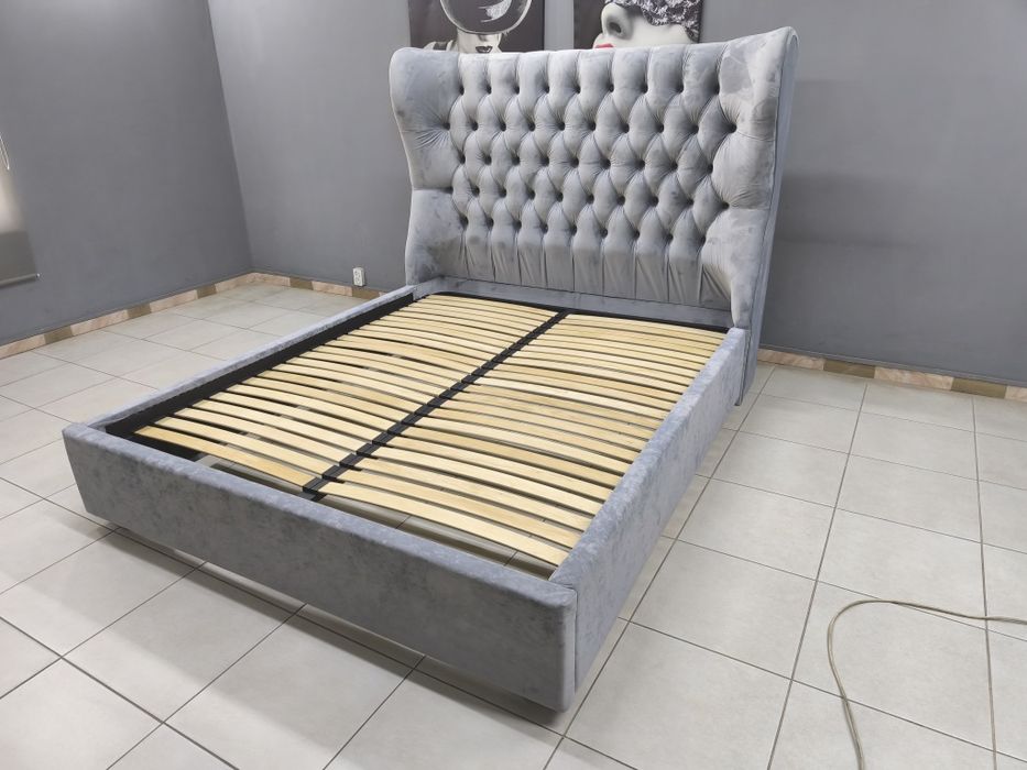 Нове ліжко з тканин! Каретна стяжка честер кровать