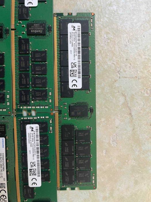 x4 Pamięc ECC |  Samsung / Hynix  | Serwerowa | DDR4 3200MHz | 32 GB