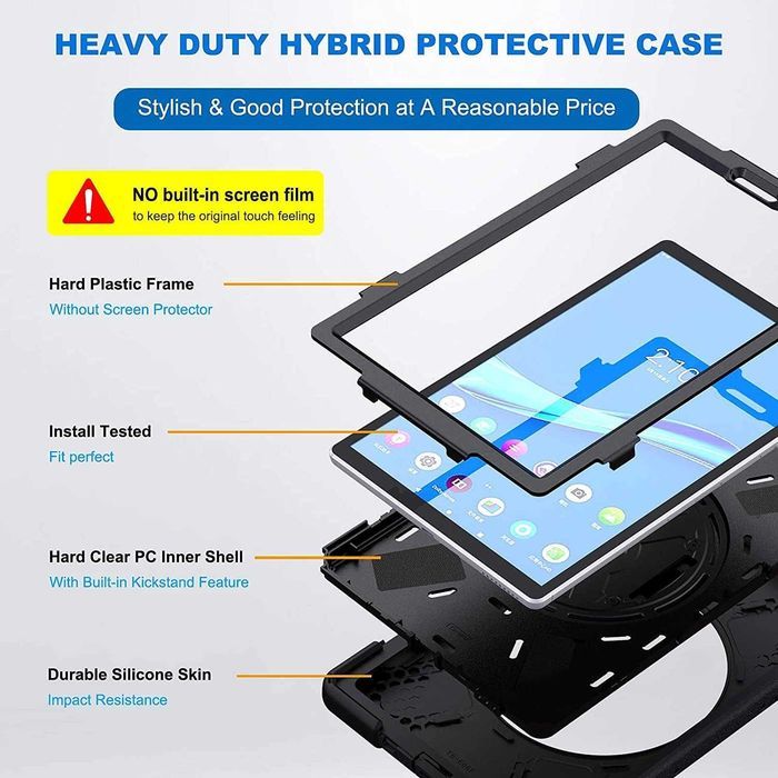 Gerutek etui pancerne 360 Lenovo Tab M10 10,1'' TB-X306XT X306F pasek