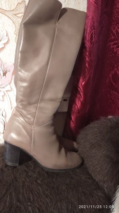 Сапоги натуральная кожа