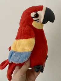 Papuga gadająca mówiąca gaduła zabawka interaktywna powtarza słowa