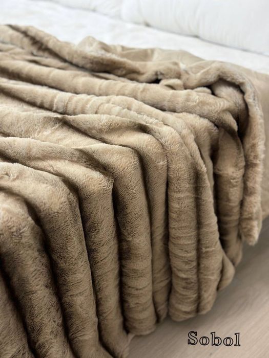 Новинка! Плед покривало тепле велюрове шикарне покрывало SOBOL
