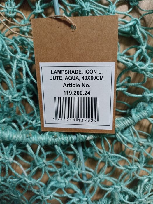 Klosz do lampy zielony