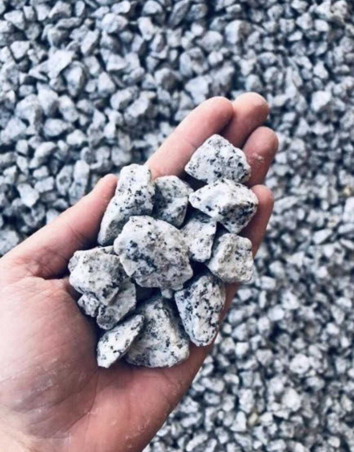 Kamień Ogrodowy Dalmatyńczyk Grys Akwarium Opaska Rabata 8-16 mm