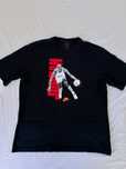 Tshirt Air Jordan preta vintage [L / larga]