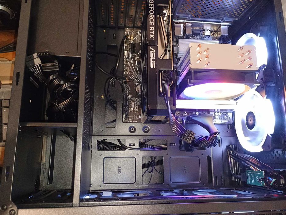 Ігровий ПК ryzen 7 8700F 5.0Gz 32GB ddr5 ssd 1000GB rtx5060 8gb