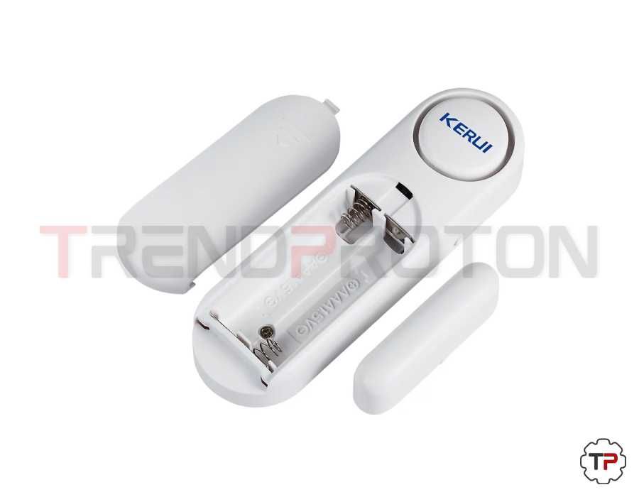 Alarme de Porta KERUI c/ Sensor Magnético e Comando 120dB