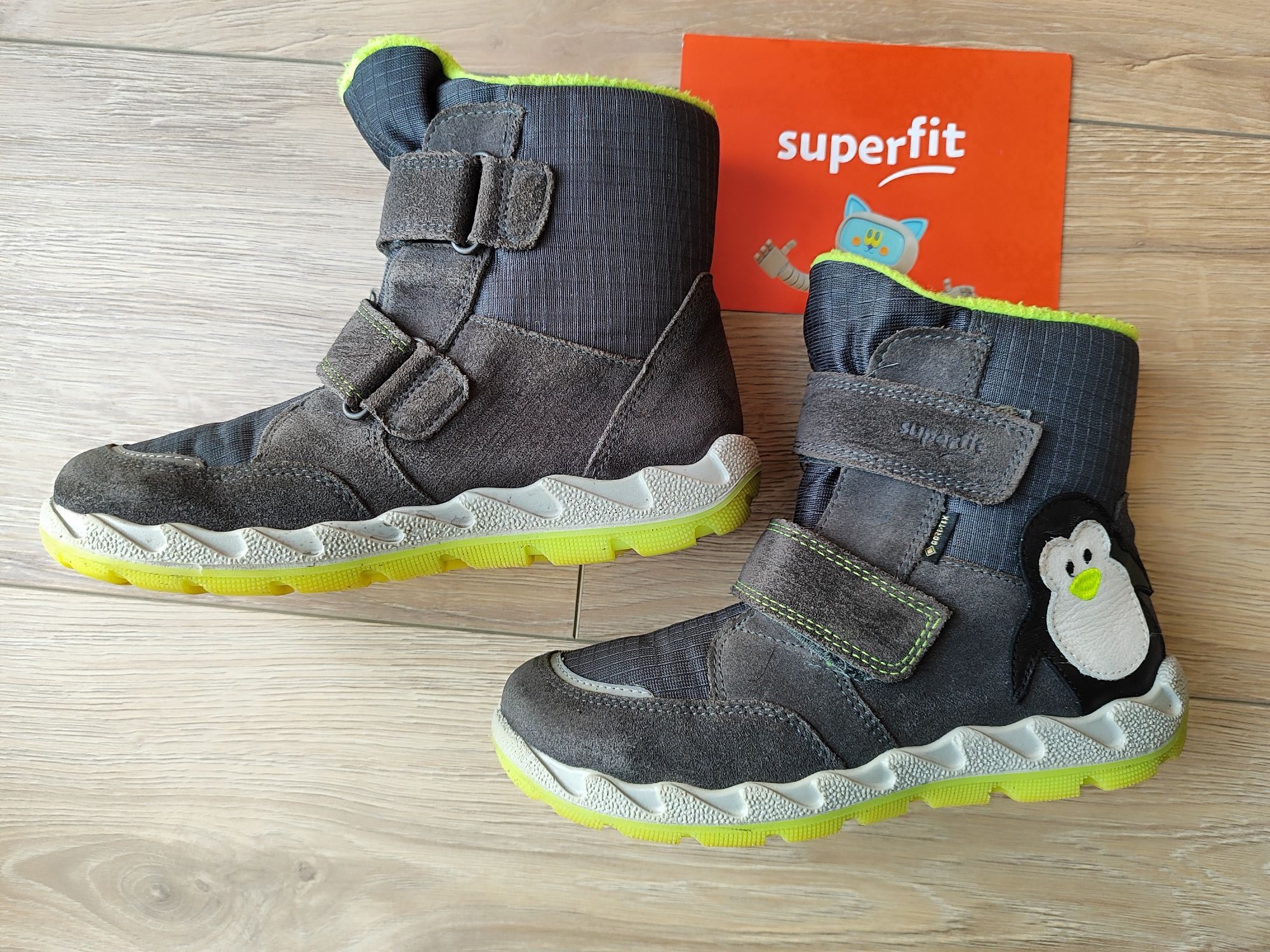 Superfit ICEBIRD śniegowce dla chłopca rozmiar 33 kozaki zimowe