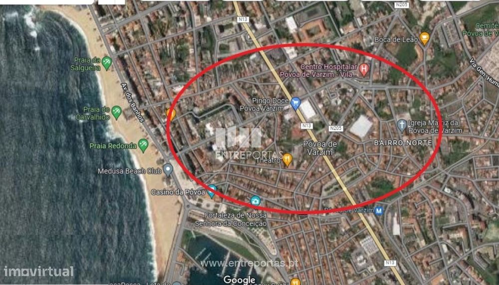 Venda de Loja c/145.35m2 próximo do mar, na Póvoa de Varzim