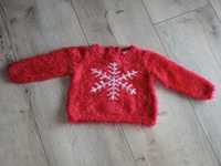 Sweterek świąteczny rozmiar 92