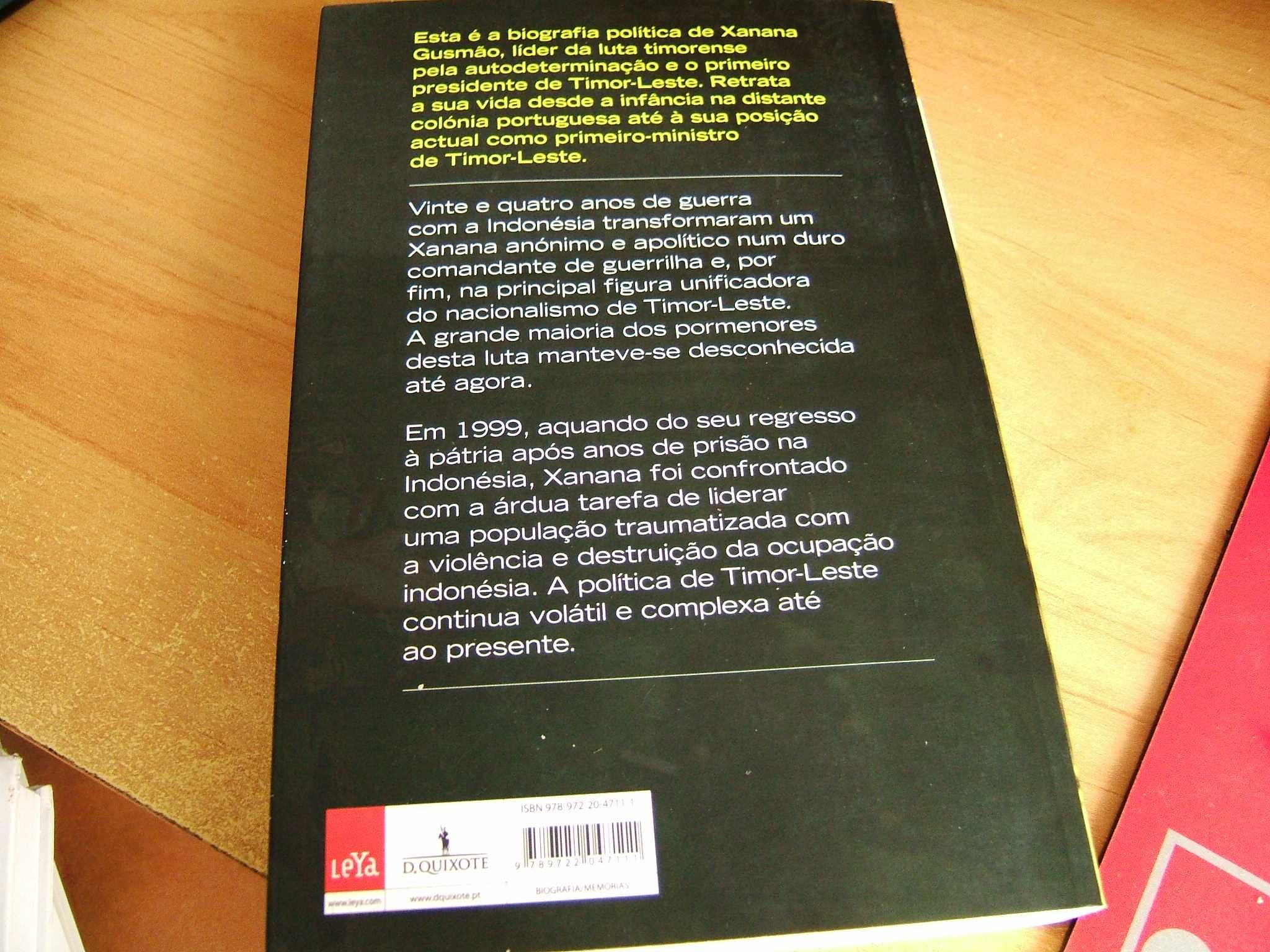 Xanana Uma Biografia Politica de Sara Niner da Leya Editores- Novo