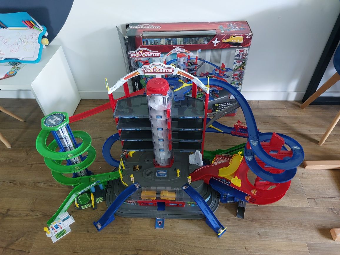Majorette Garaż Super City Światło Dźwięk hot wheels