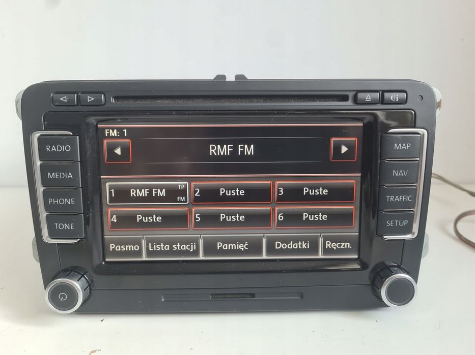Radio nawigacja Rns510 vw golf v vi passat b6 b7 touran jetta t5…