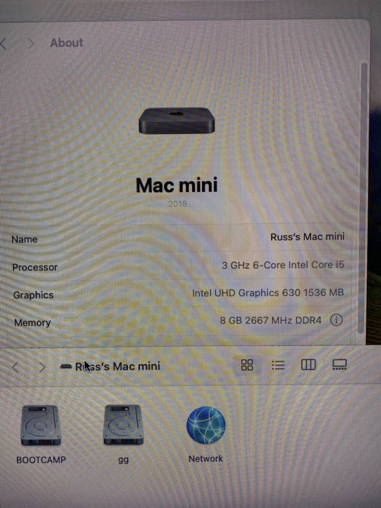 MacBook mini 2018 i5 6 ядер 3.0, 8, 256 ссд, space gray