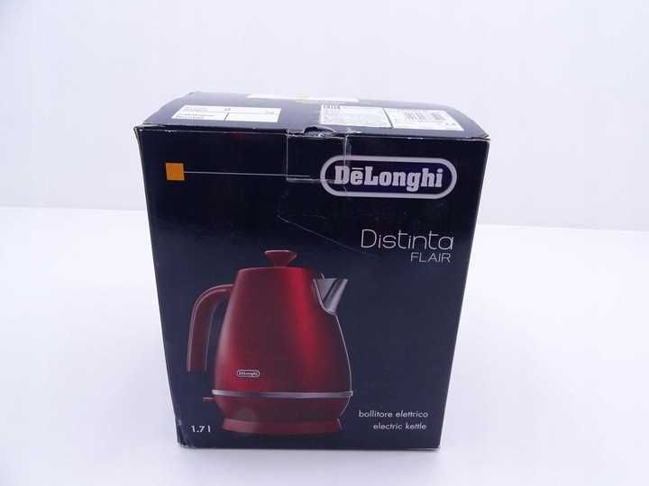 Czajnik elektryczny  DeLonghi Distinta Flair 1,7L (CZERWONY) nowy