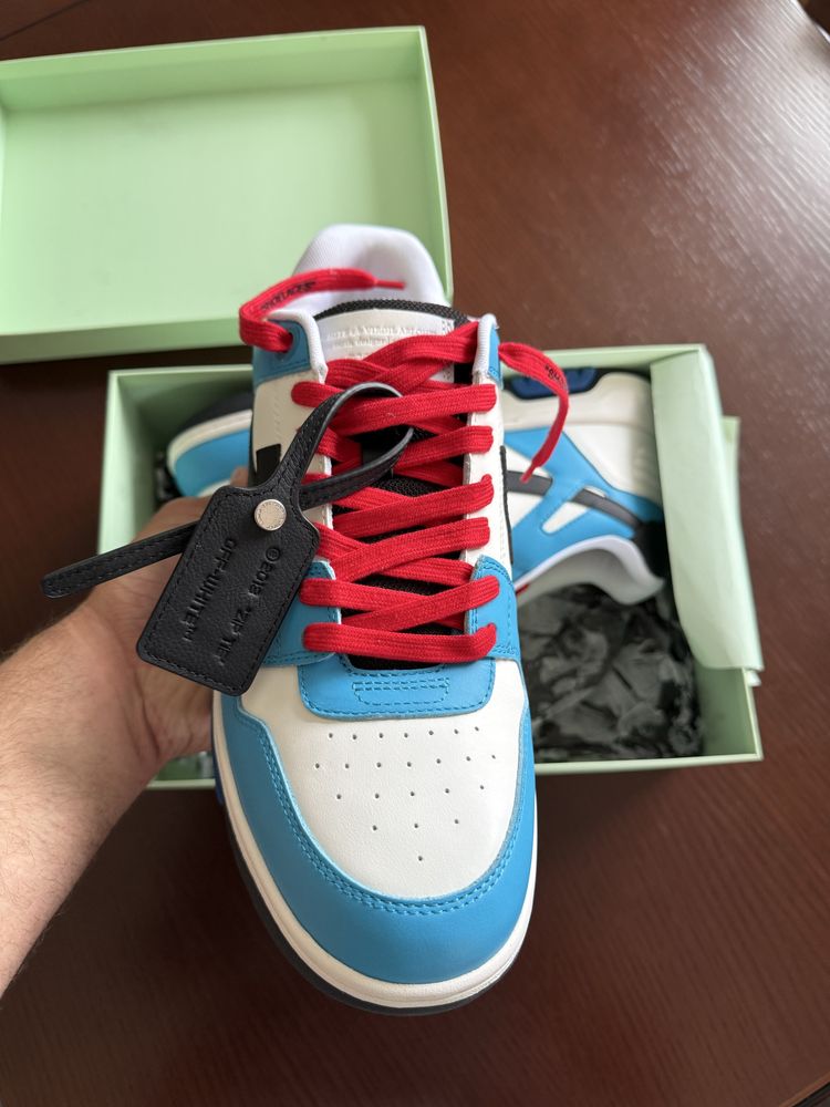 Off-White Out of Office 'White Blue Red' (11us/44it/29cm)