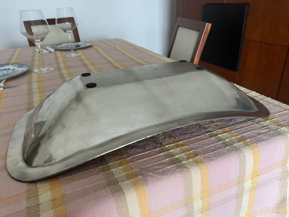 Centro de mesa em estanho