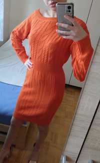 Sweter damski sweterkowa dzianinowa sukienka tunika seksowna