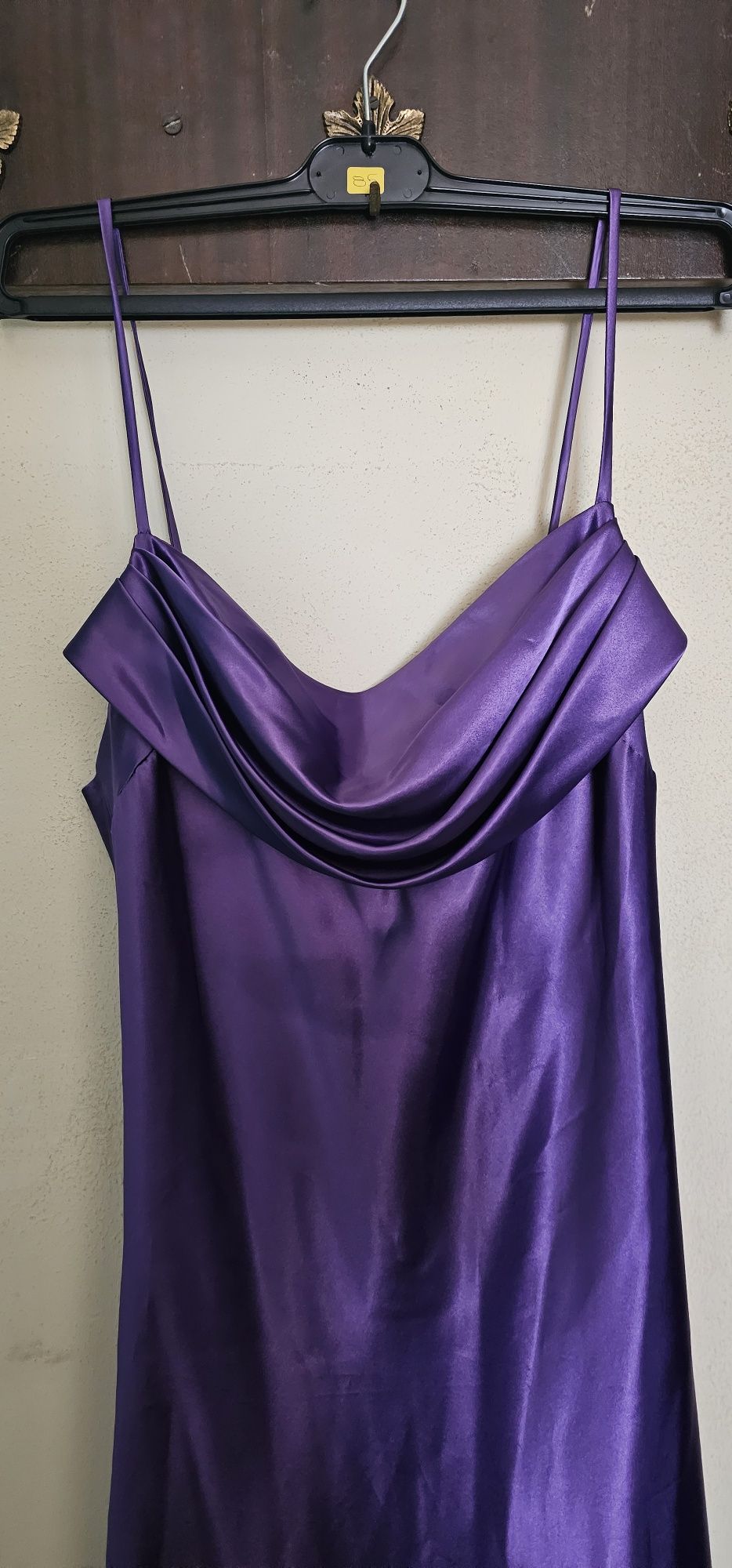 Vestido comprido roxo