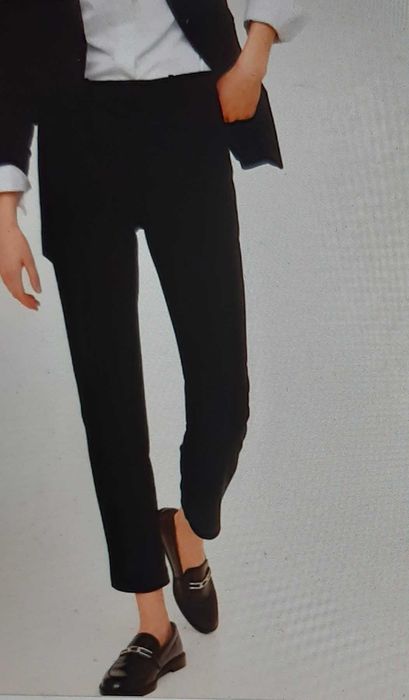 Mango proste spodnie garniturowe