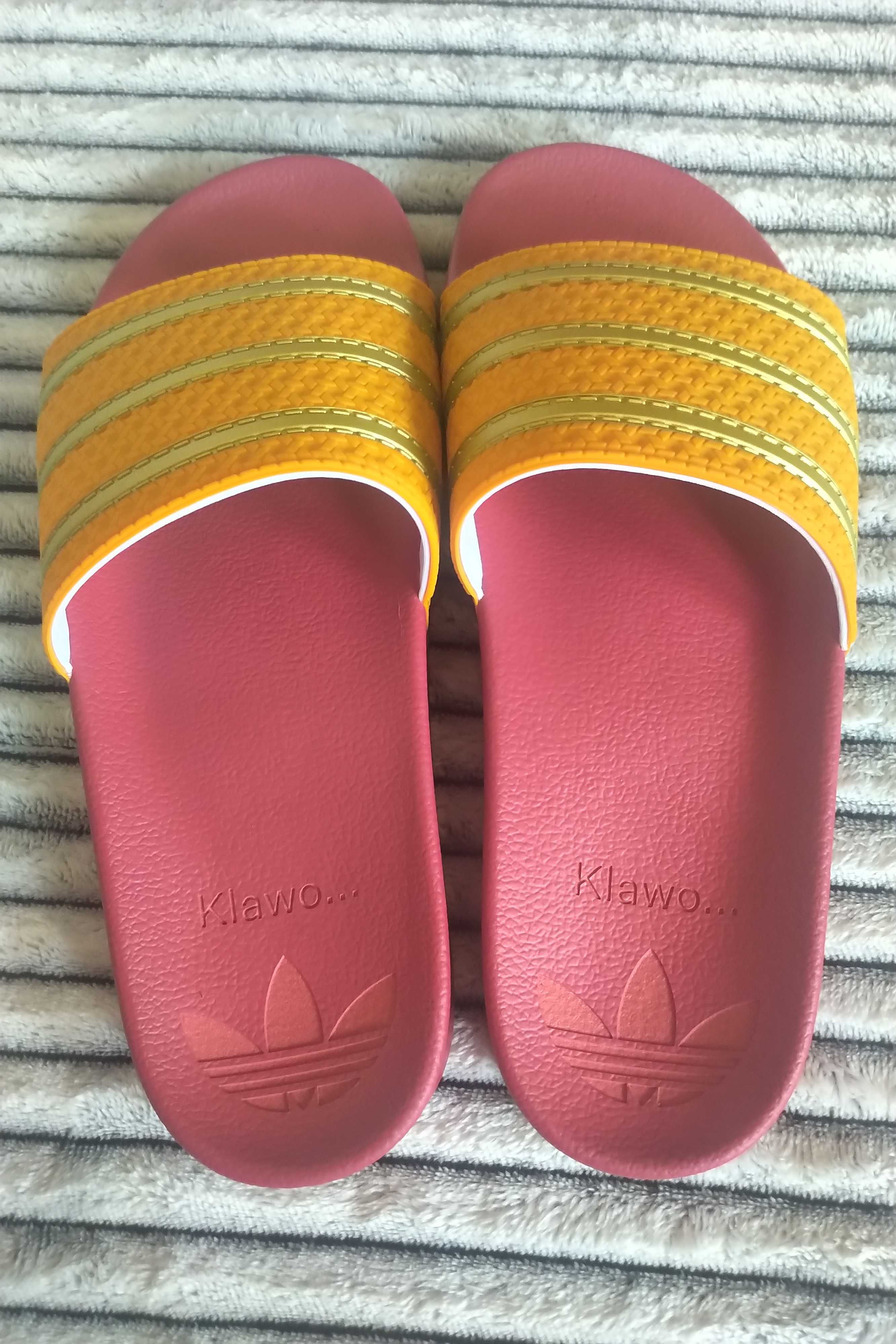 Adidas mi adilette Klapki Custom Individual Klawo. Roz. 43 1/3. Nowe