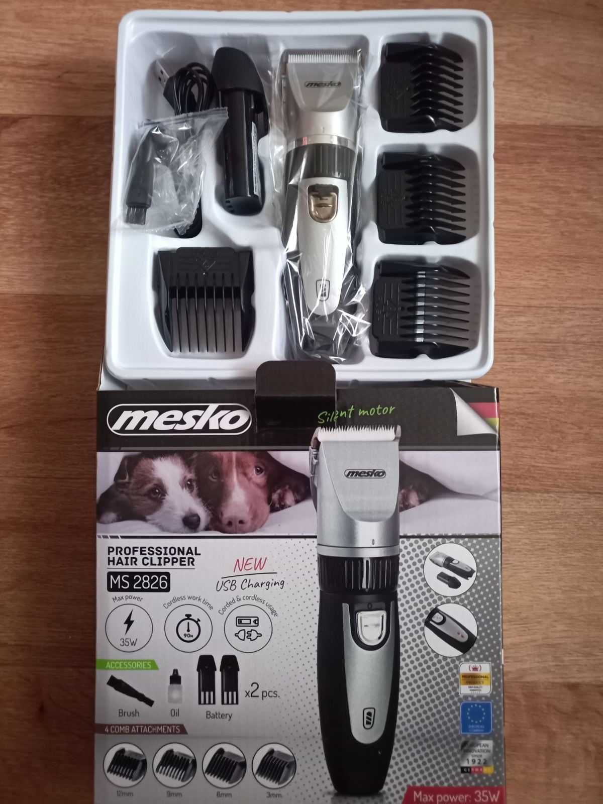 Машинка для стрижки собак, котів, тварин Mesko MS 2826