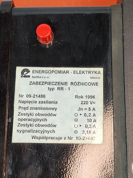 Przyrząd mierniczy zabezpieczenie różnicowe