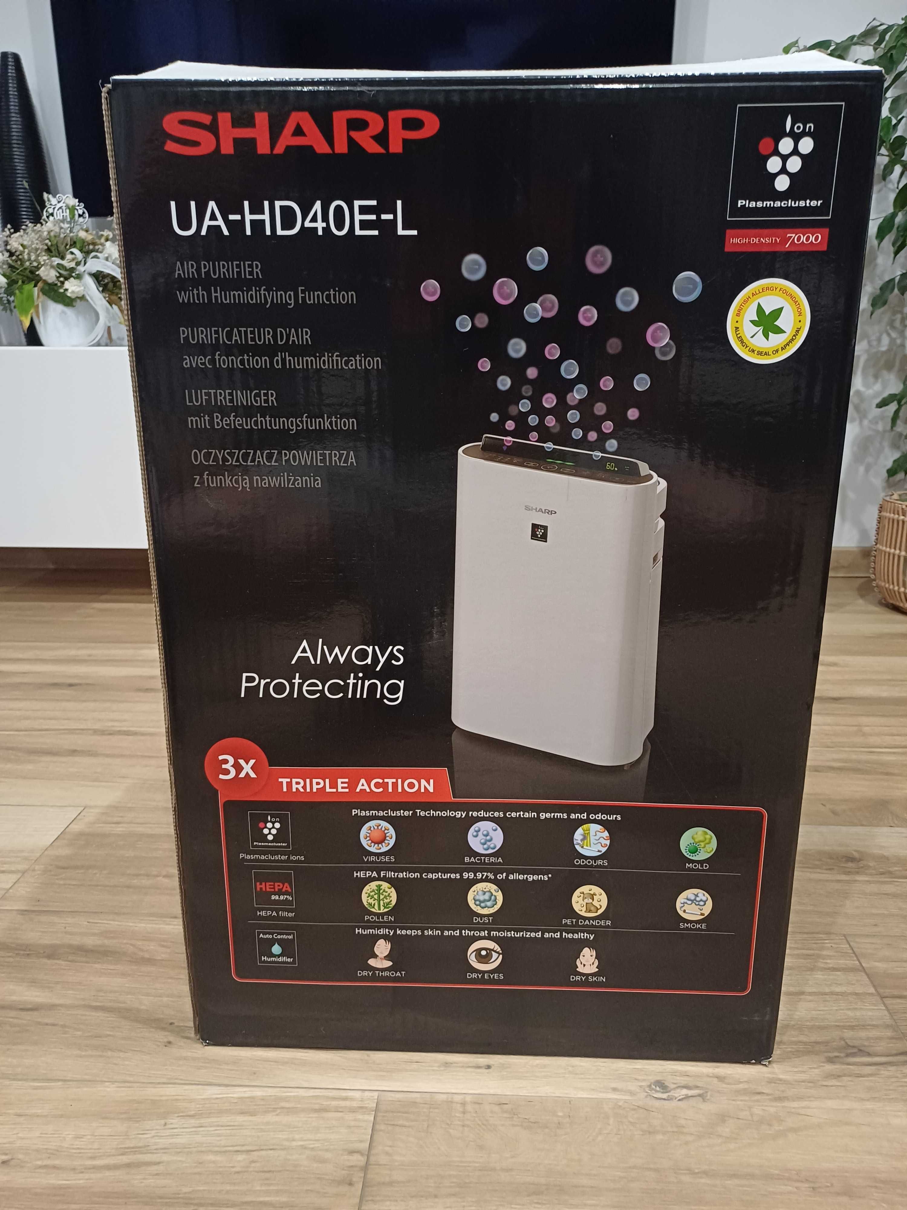Oczyszczacz powietrza Sharp UA-HD40E-L