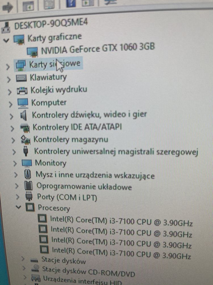 Komputer gamingowy gtx 1060 3GB