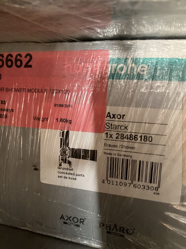 Hansgrohe axor zestaw do modulu prysznicowego