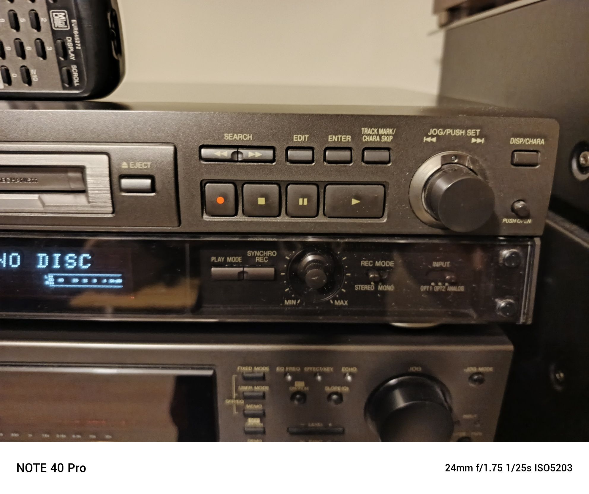 Technics mini disc.