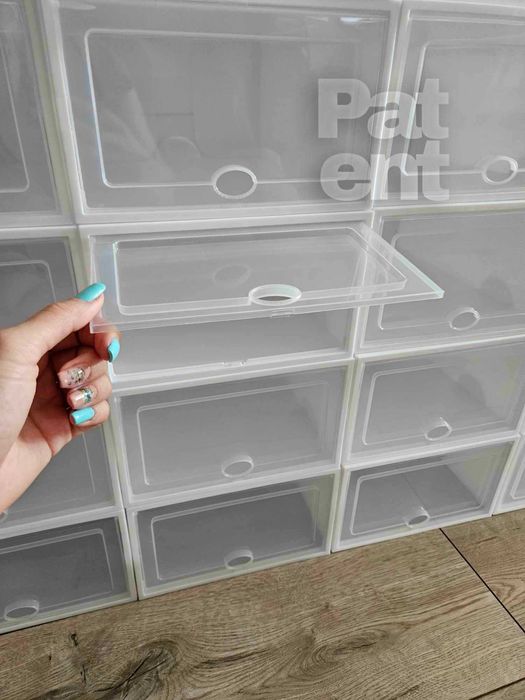 Pudełka 20 sztuk modułowe organizery białe do przechowywania zestaw