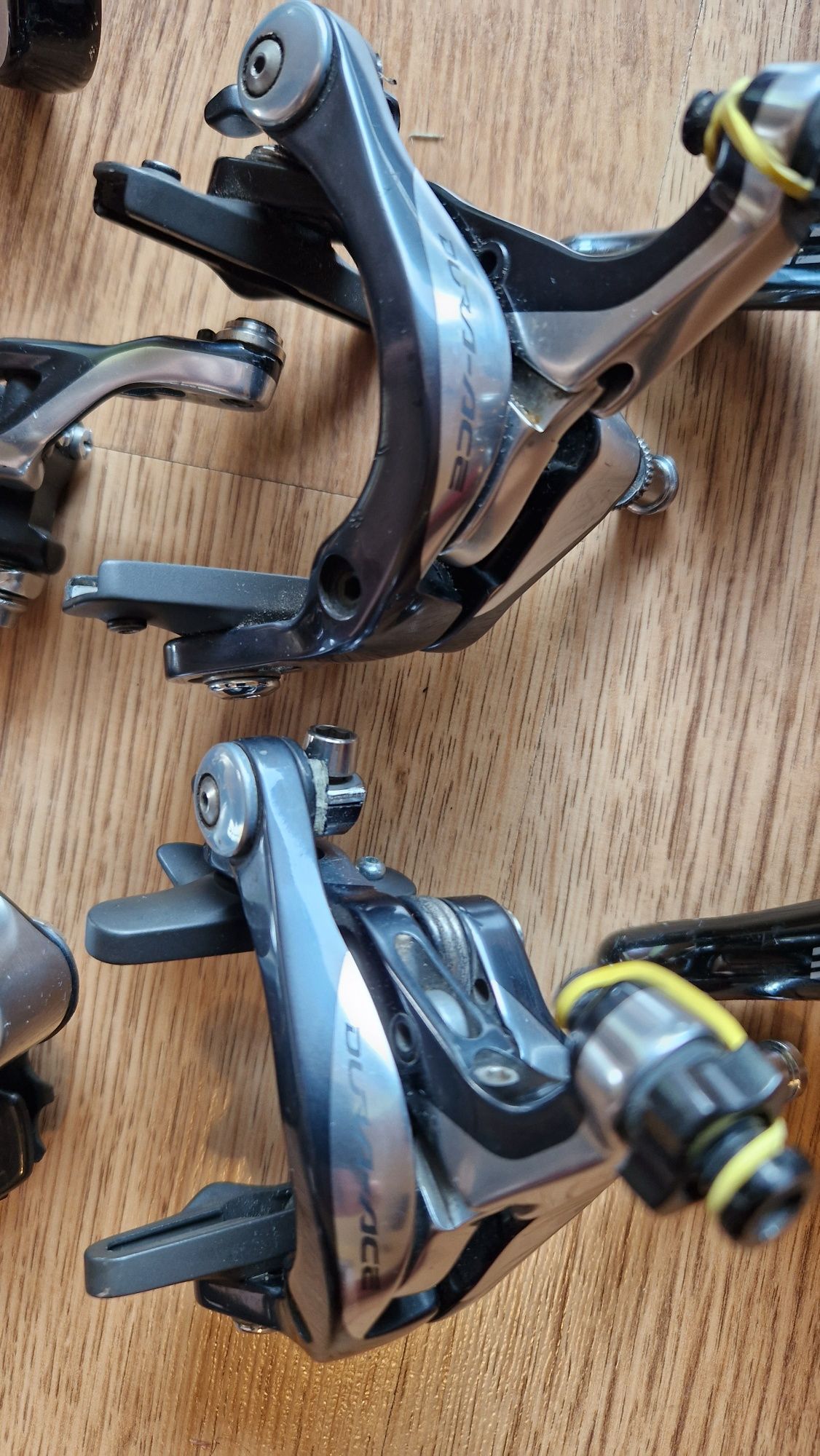 Grupa shimano DURA ACE 9000 klamki przerzutki hamulce korba